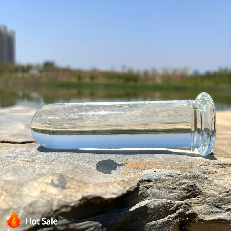 Hand-Shaped Glass Plug for Personal Pleasure
