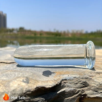 Hand-Shaped Glass Plug for Personal Pleasure