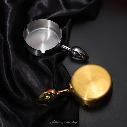 Adult Sex Toys SM Ashtray, Metal Anal Plug, Backyard Penis, Masturbation Toy, Pull Beads