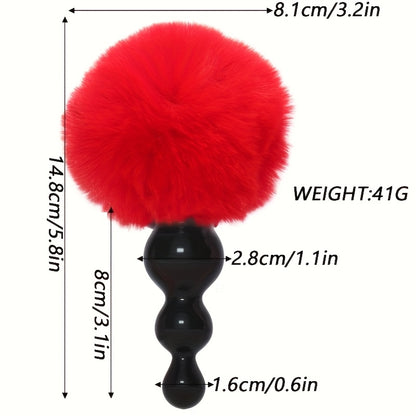 Rabbit Fox Tail Cosplay Sex Toys for Couples Silicone Anal Plug for Men And Women Plush Sex Toy with Rabbit Tail Prostate Massager Sexy Erotic Role Play Butt Plug Sex Shop Erotic Plug
