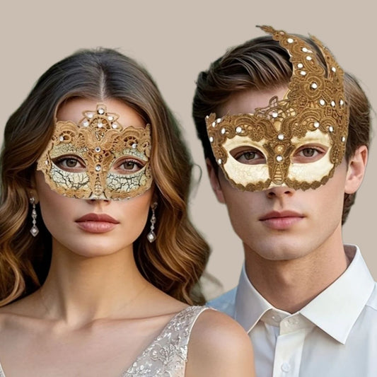 Elegant Venetian Masquerade Mask for Women