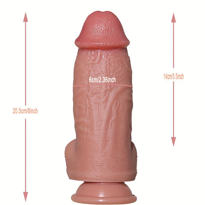 8-Inch Waterproof Thick PVC Wand – Natural Tone
