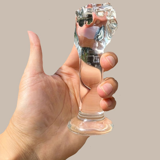 Premium Hand-Shaped Glass Plug