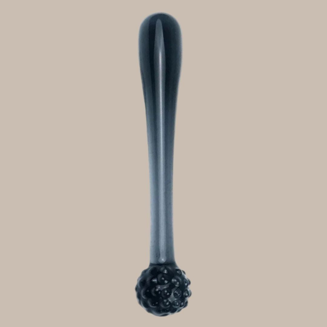 Black Crystal Glass Dildo for Men & Women