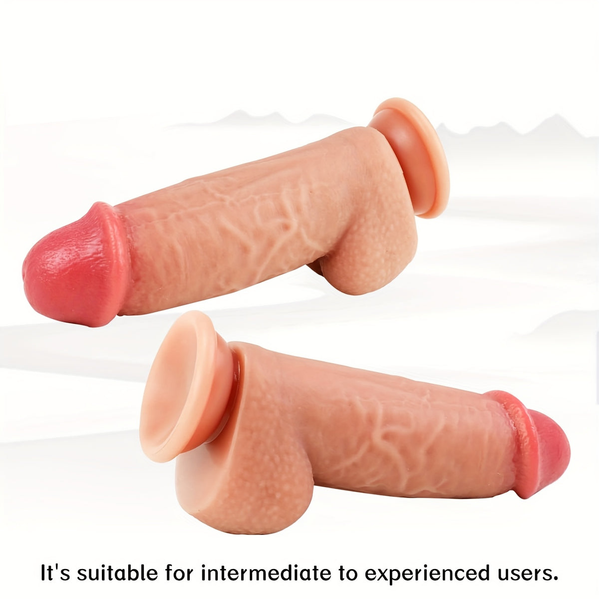 XXL Wide-Girth Silicone Wand with Suction Base
