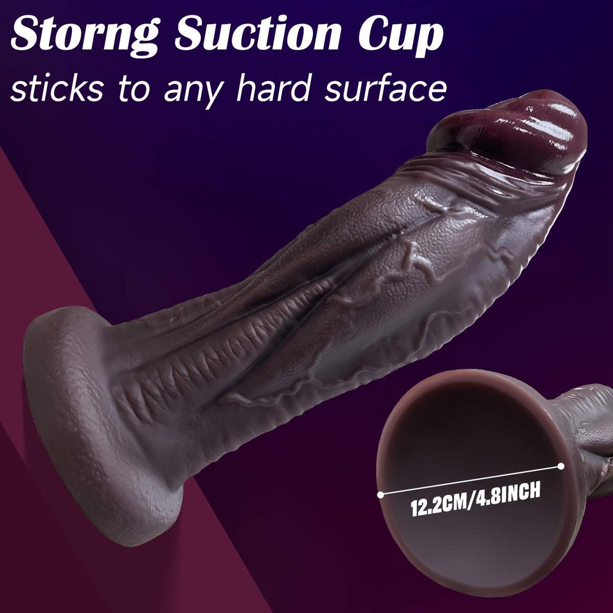 Huge Silicone Wand – 2 Colors & 3 Sizes