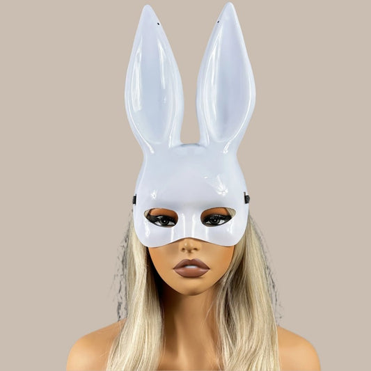 Electroplated Bunny Girl Party Mask Set