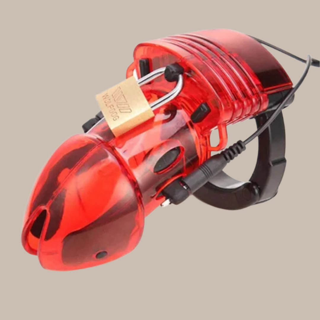 Vibrating Shock Chastity Cage