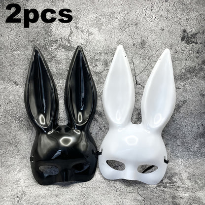 Electroplated Bunny Girl Party Mask Set