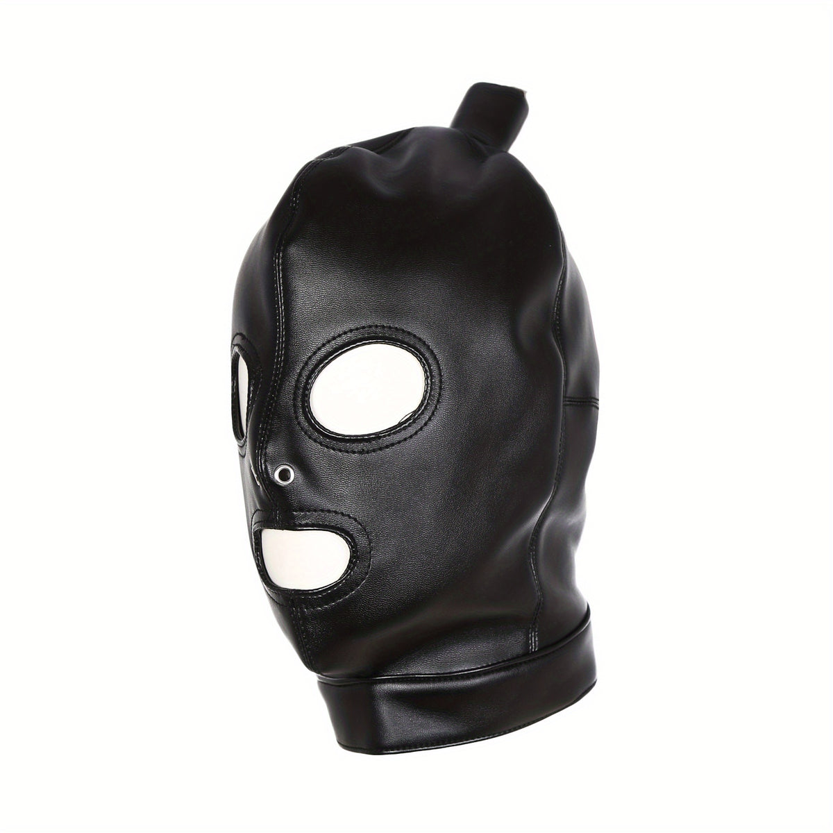 Faux Leather Tassel Costume Mask & Headpiece