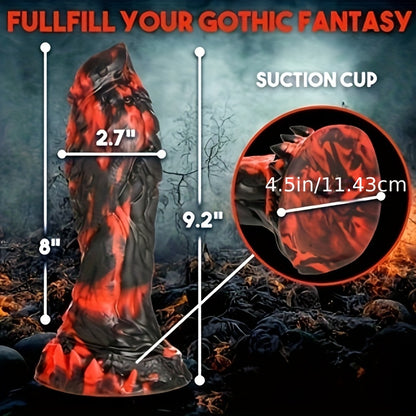 Dinosaur Scale Monster Dildo — Textured Liquid Silicone