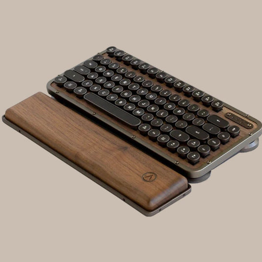 Ergonomic Wood Keyboard