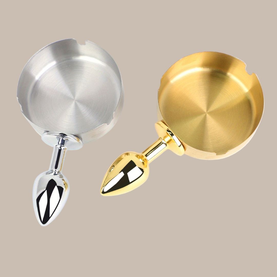 Adult Sex Toys SM Ashtray, Metal Anal Plug, Backyard Penis, Masturbation Toy, Pull Beads