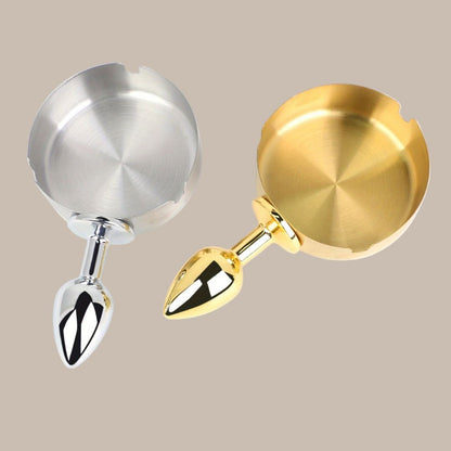 Adult Sex Toys SM Ashtray, Metal Anal Plug, Backyard Penis, Masturbation Toy, Pull Beads