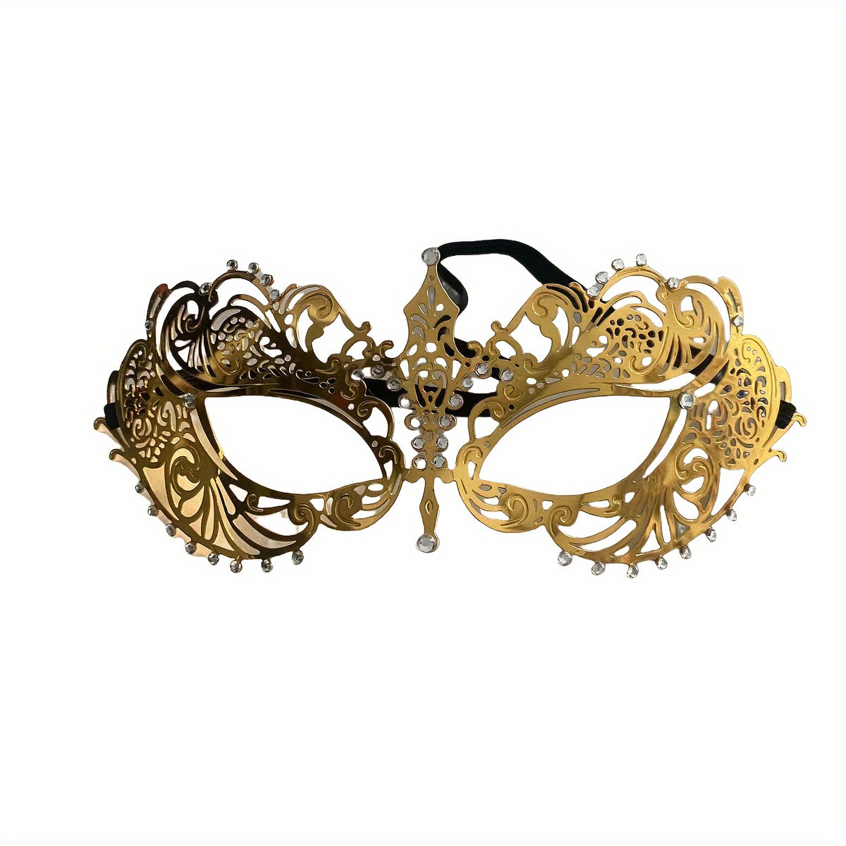 Golden Metal Venetian Dance Mask
