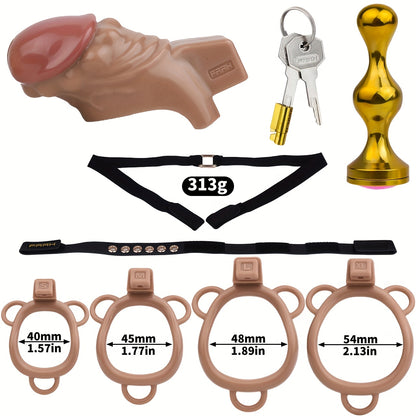 Realistic Dicky Chastity Lock