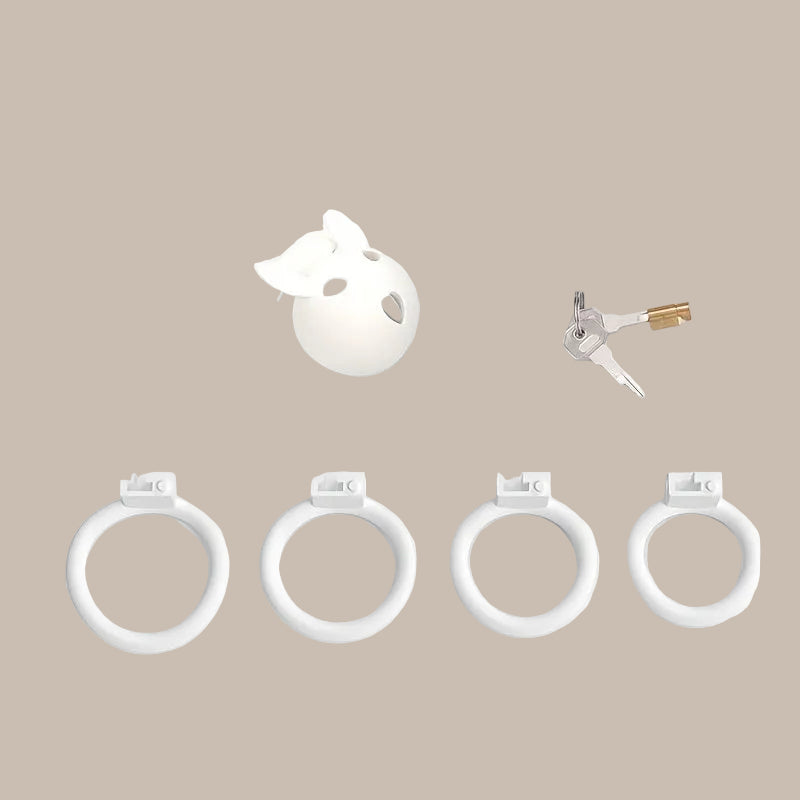 Cute Bunny Fetish Chastity Cage
