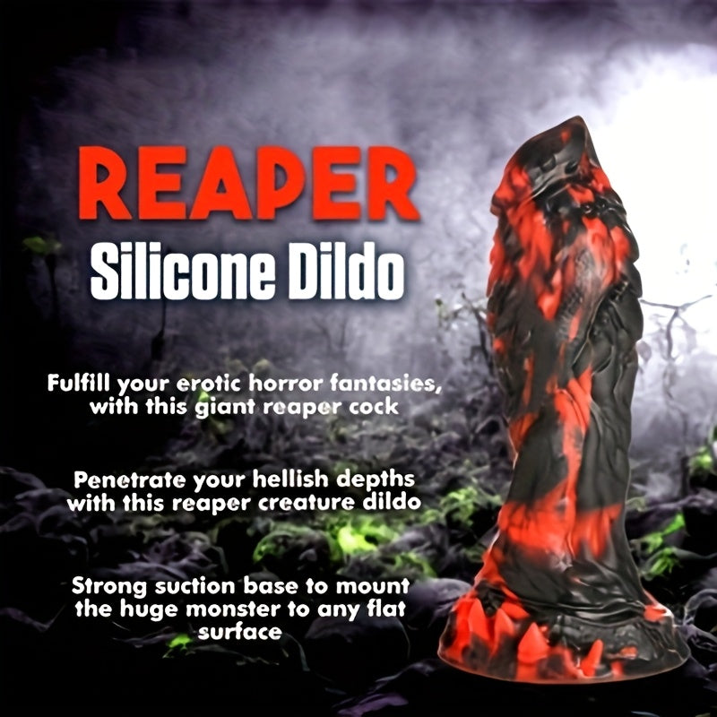 Dinosaur Scale Monster Dildo — Textured Liquid Silicone