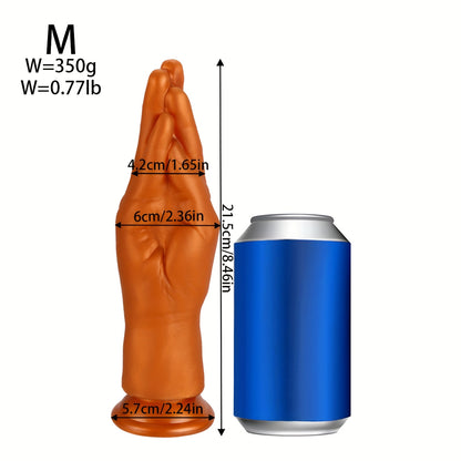 Realistic Hand-Shaped Dildo — Soft Liquid Silicone Fisting