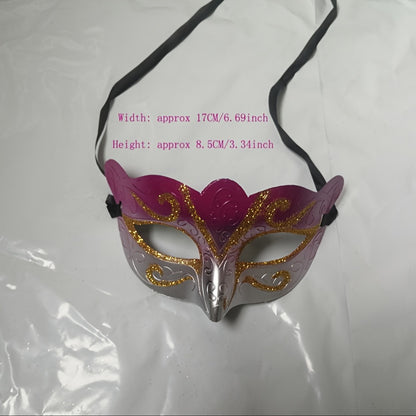 Mardi Gras Masquerade Mask 10-Pack