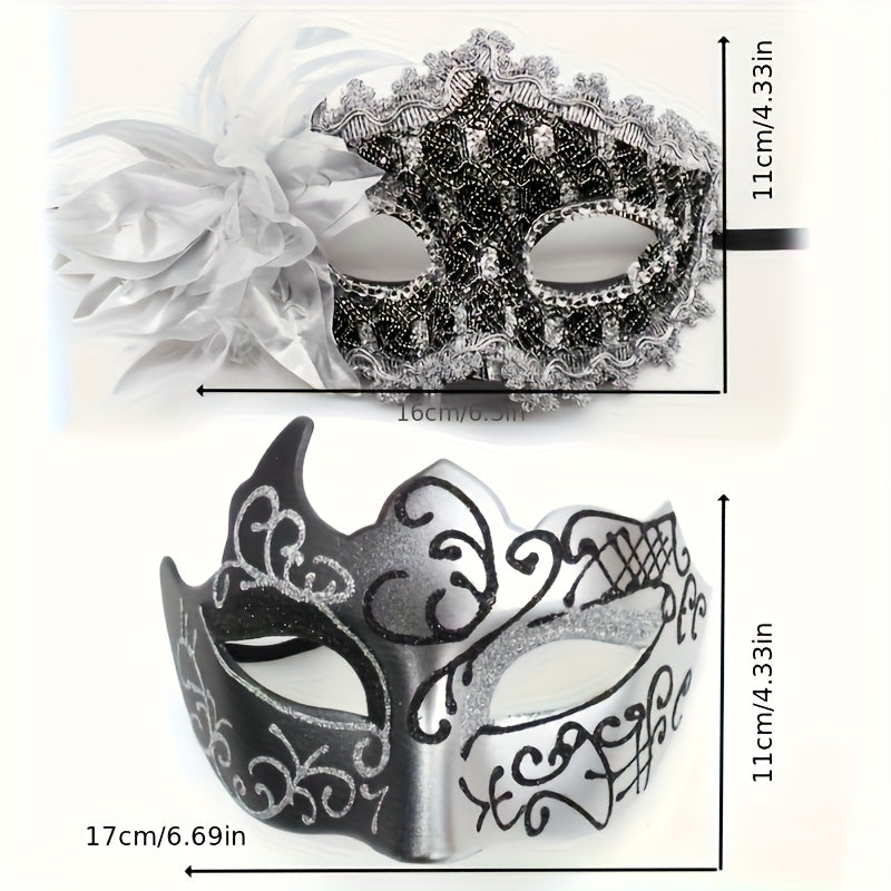 Victorian Side Flower Princess Mask