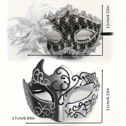 Victorian Side Flower Princess Mask