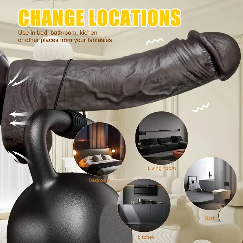 Heated Thrusting Dildo Vibrator — 10+10 Modes Suction Cup