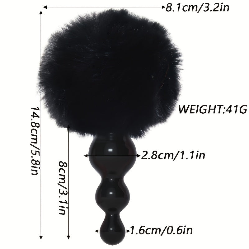 Rabbit Fox Tail Cosplay Sex Toys for Couples Silicone Anal Plug for Men And Women Plush Sex Toy with Rabbit Tail Prostate Massager Sexy Erotic Role Play Butt Plug Sex Shop Erotic Plug