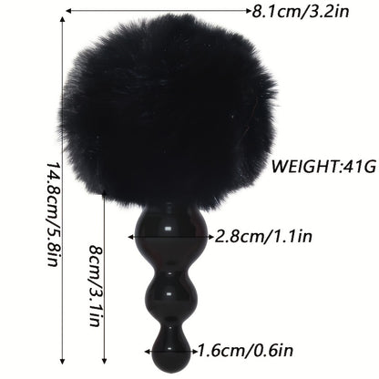 Rabbit Fox Tail Cosplay Sex Toys for Couples Silicone Anal Plug for Men And Women Plush Sex Toy with Rabbit Tail Prostate Massager Sexy Erotic Role Play Butt Plug Sex Shop Erotic Plug