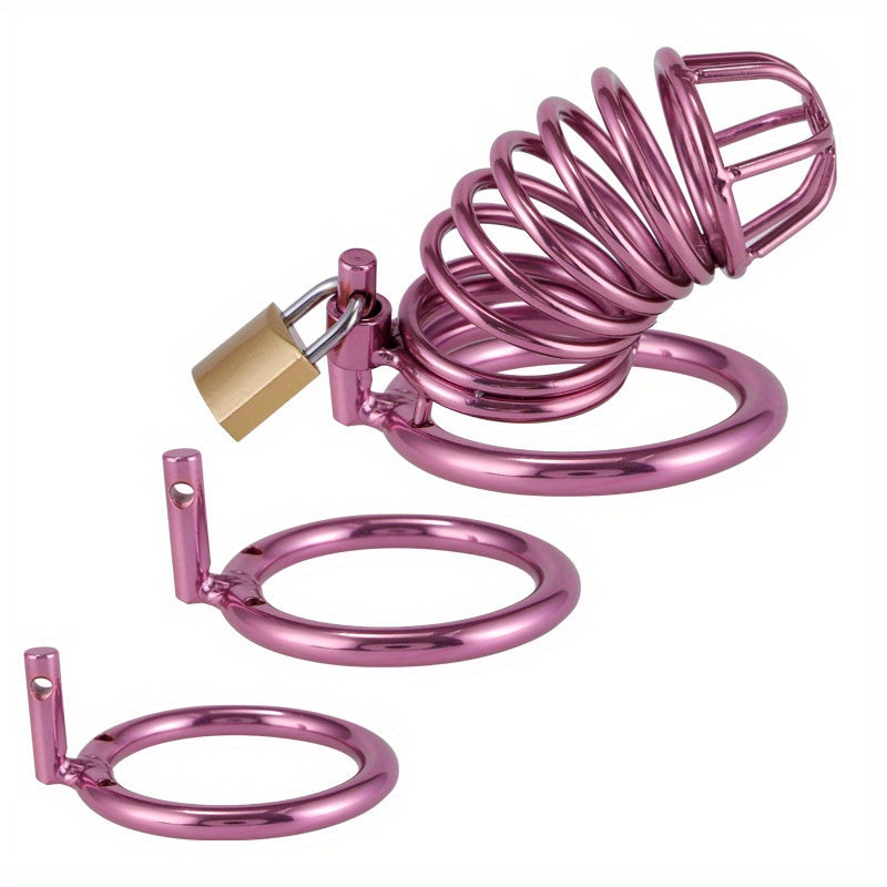 Polished Metal Male Chastity Cage