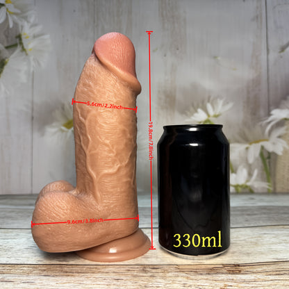 Thick PVC Comfort Wand – Brown & Silicone Tone