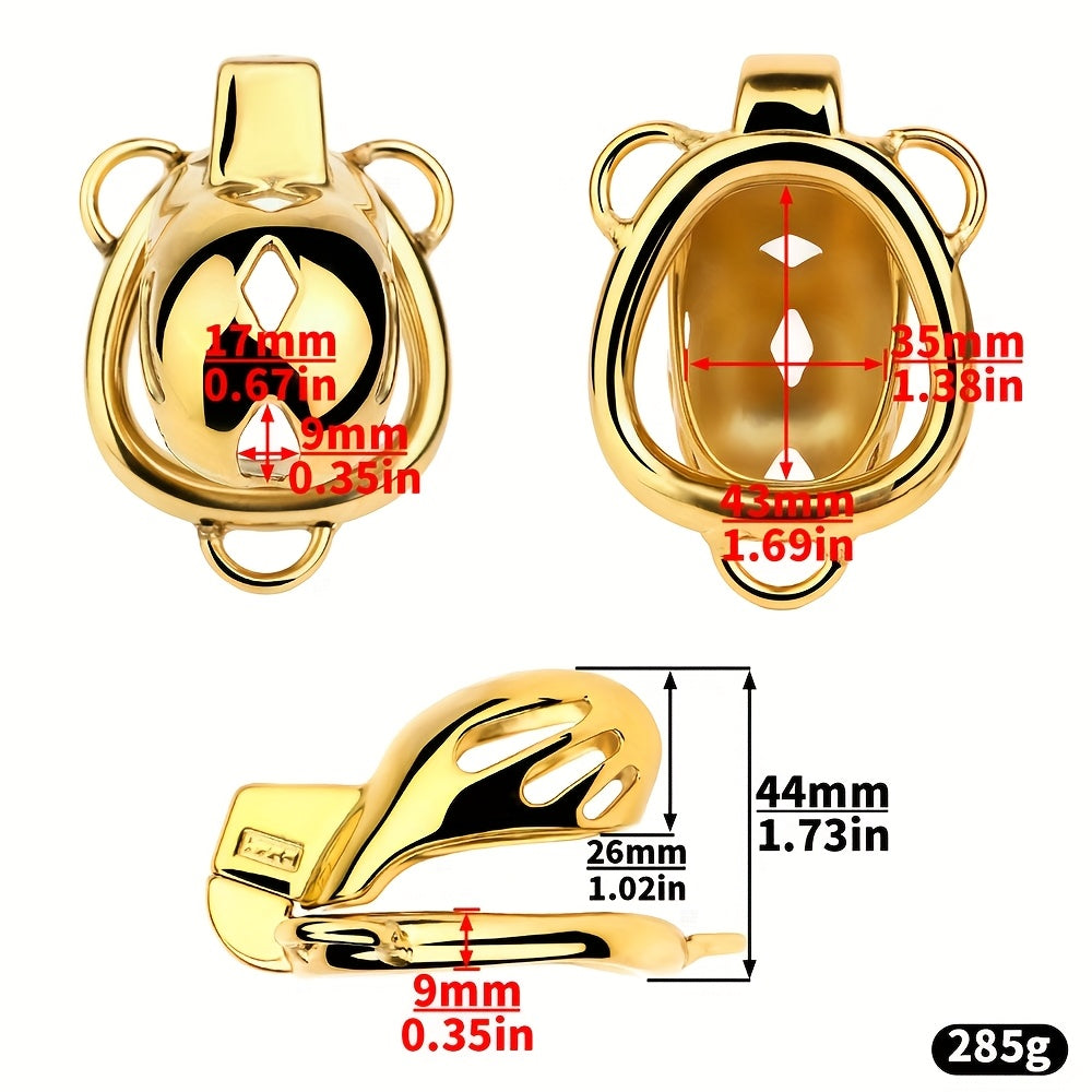 Golden Adjustable Chastity Control