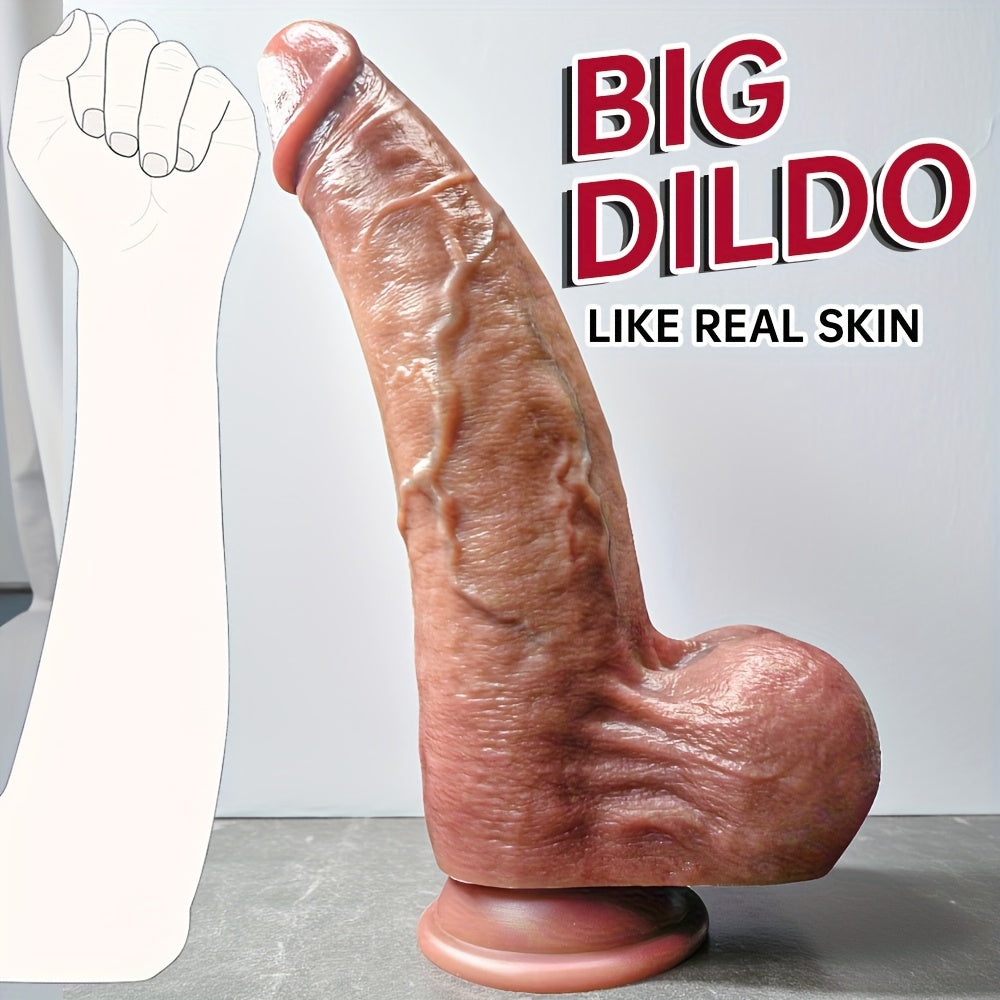 Giant Veined Silicone Wand – 24 cm Wide Diameter