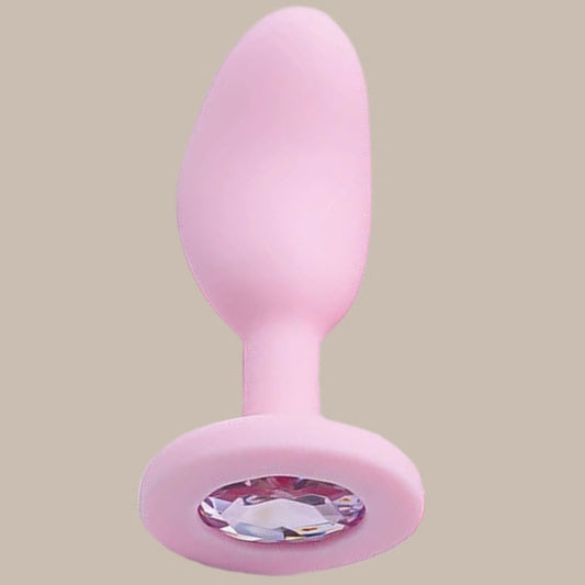 Silicone Anal Plug Anal Dildos Small Pea Shaped Butt Plug Crystal Base Sex Stopper Adult Toys Anal Toys Sex Toys For Woman