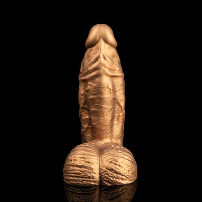 Vibrating Long Silicone Wand – L to 4XL Gold Edition