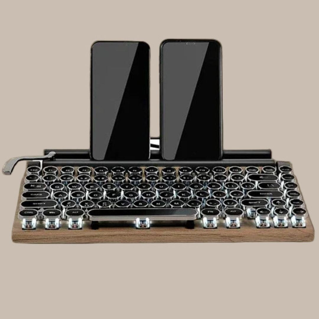 Bluetooth Wood Keyboard