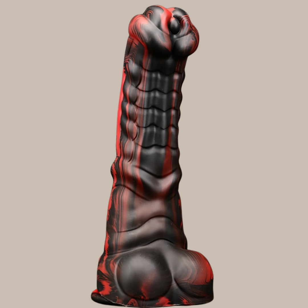 Silicone Vaginal Stimulator — Manual Suction Cup Toy