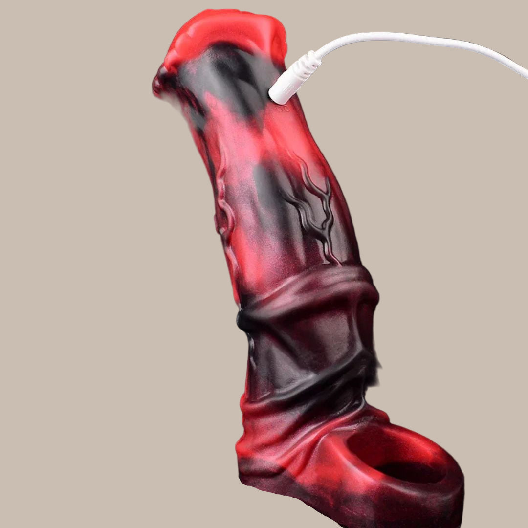 Vibrating Silicone Sleeve Extender – Multi-Mode