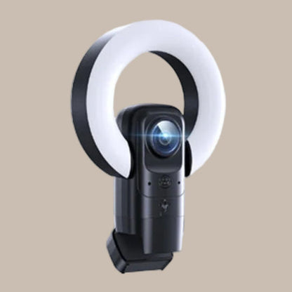 AI Autofocus 4K Webcam With Light