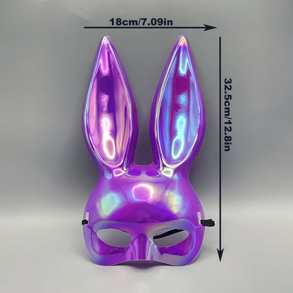 Electroplated Bunny Girl Party Mask Set