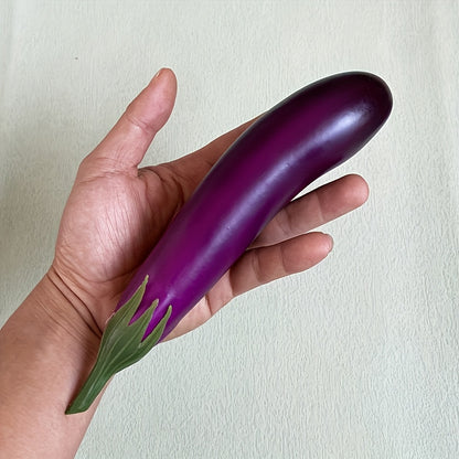 Eggplant Novelty Pleasure Dildo — Playful Shape Real Sensation
