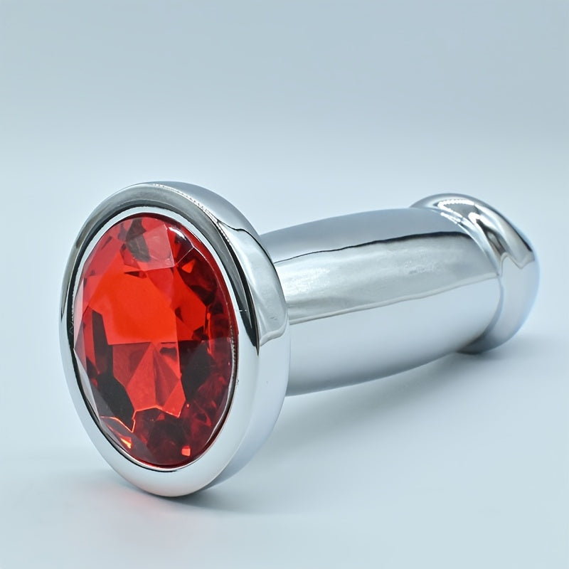 Metal Anal Plug Butt Plug BDSM for Men and Women with G-Spot Bead Dildo Double-Headed Anal Dilator Sex Toy
