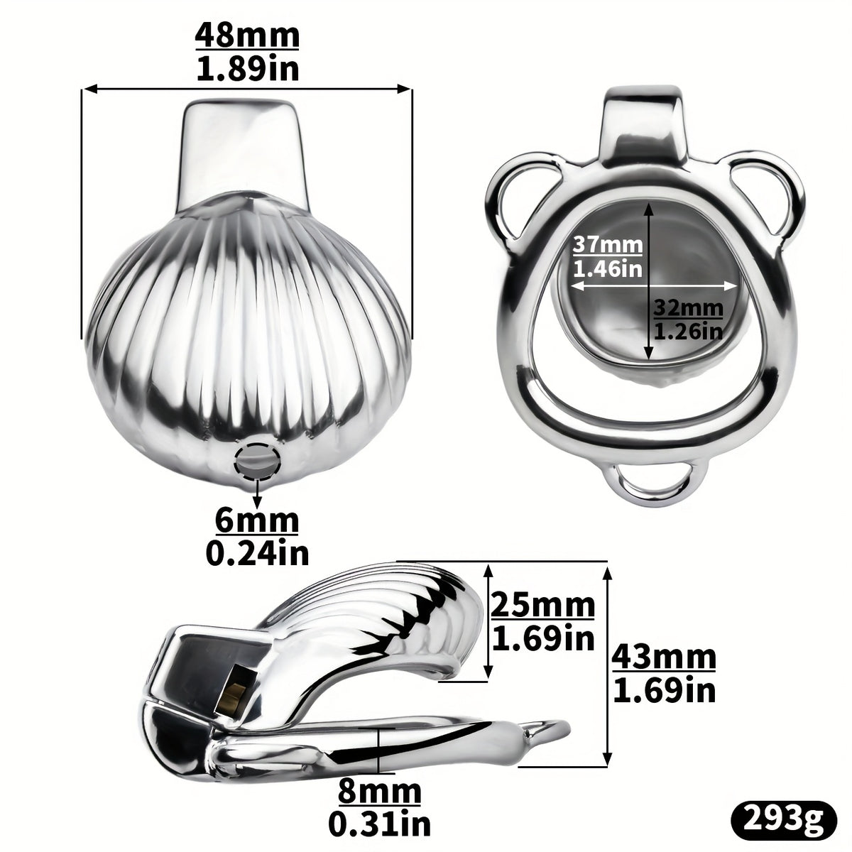 Control & Obedience Metal Chastity