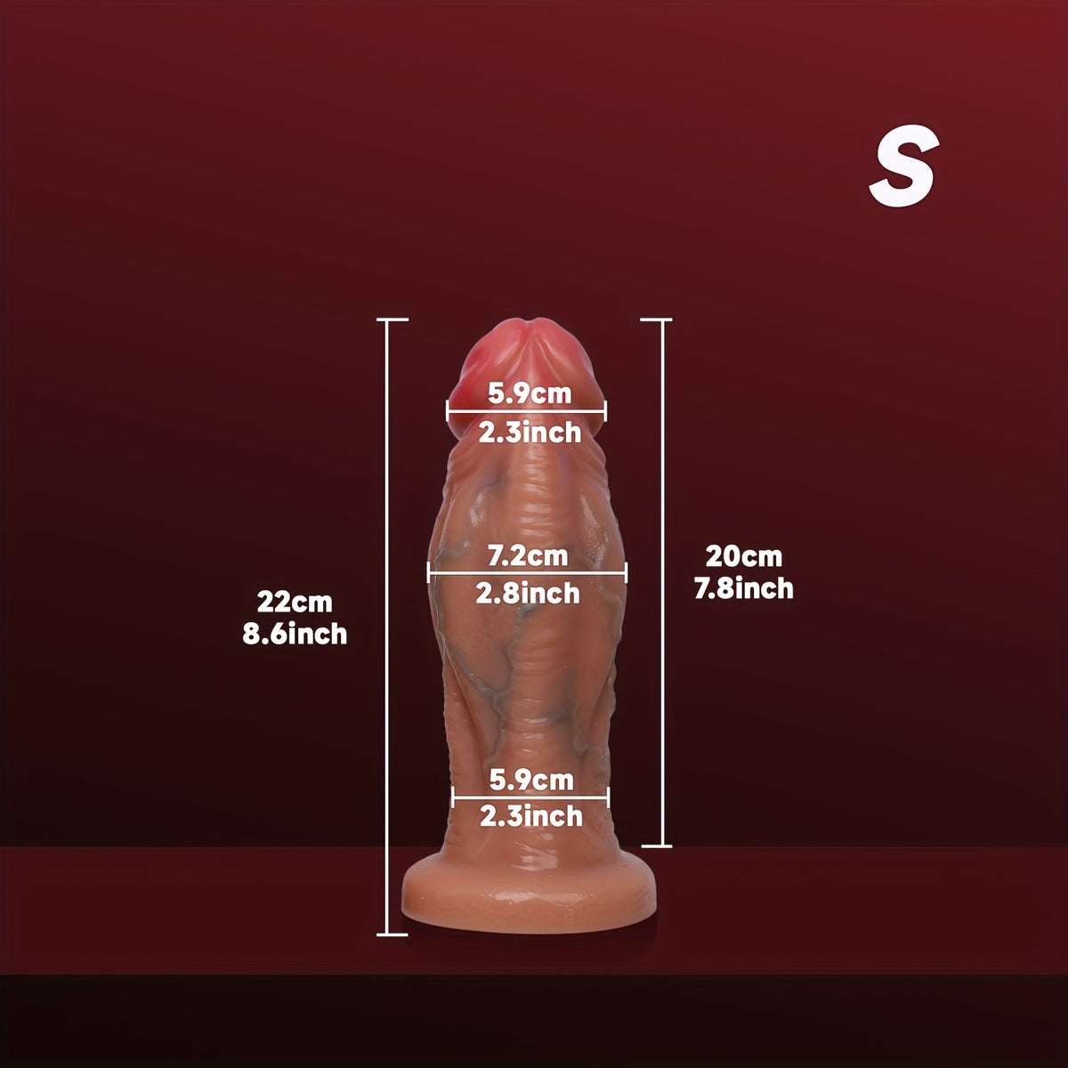 Huge Silicone Wand – 2 Colors & 3 Sizes