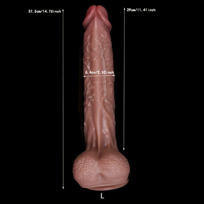 Skin-Soft Realistic Silicone Wand – S to XL
