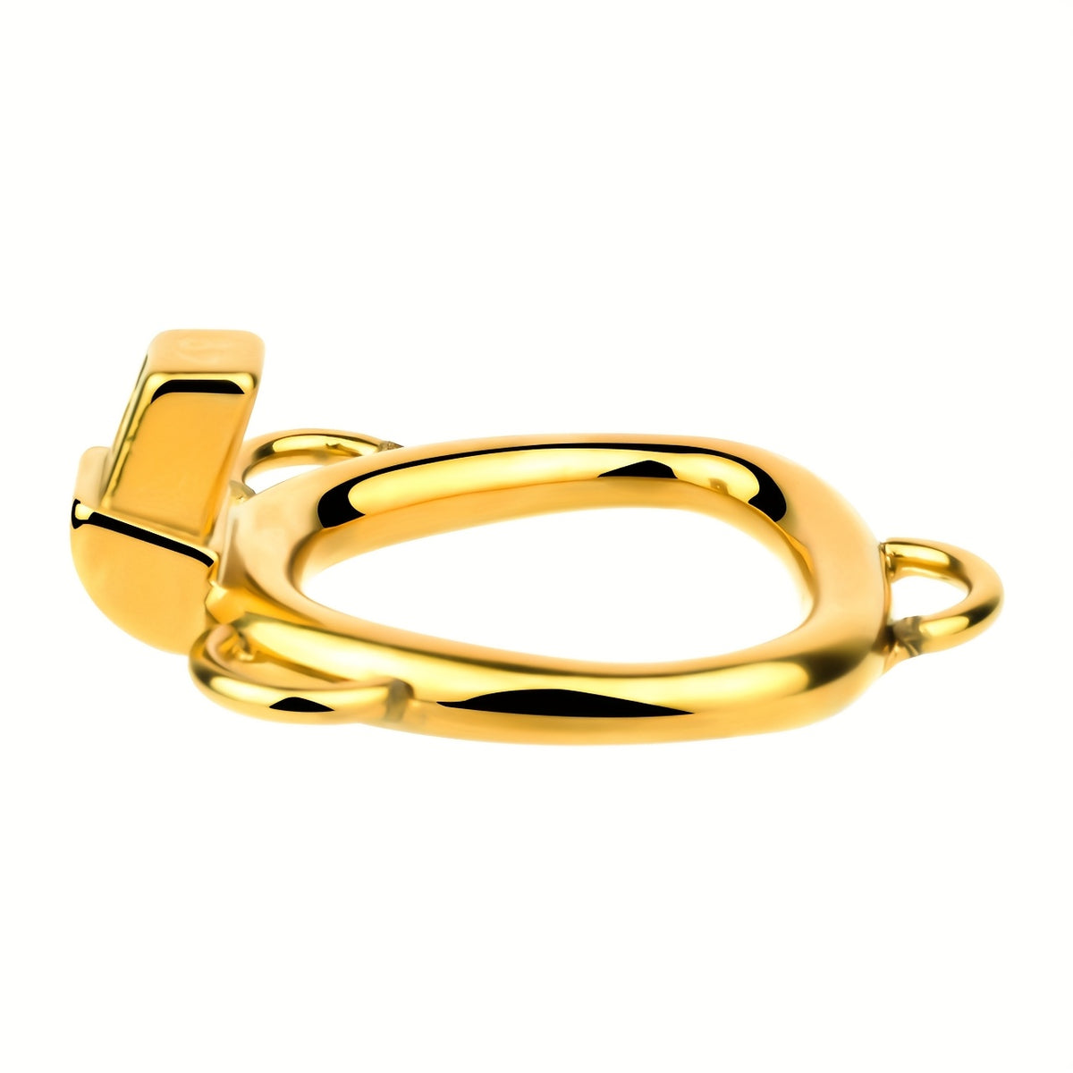 Golden Luxury Metal Chastity Cage