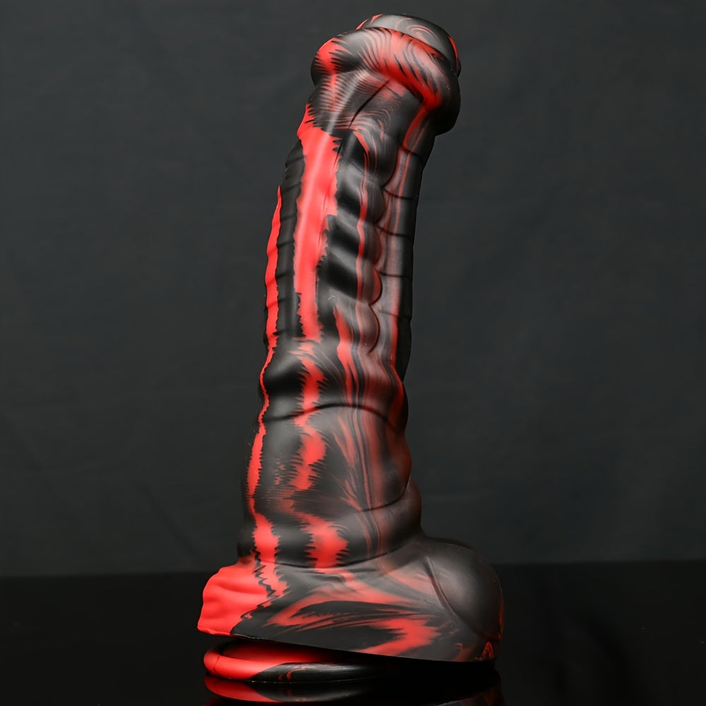 Silicone Vaginal Stimulator — Manual Suction Cup Toy