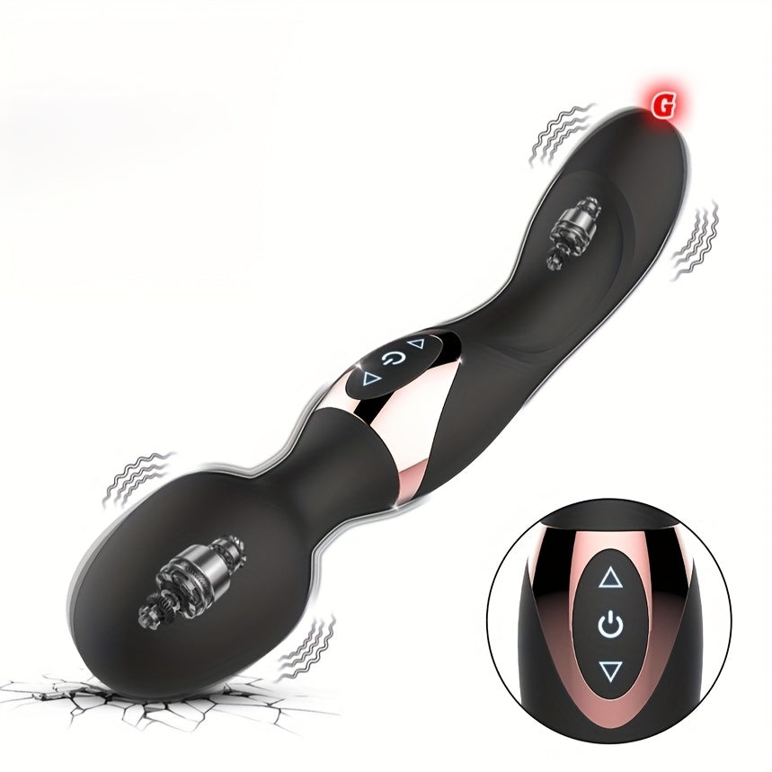 1pc Powerful Handheld AV Vibrator - USB Rechargeable, G-Spot & Clitoral Stimulation Sex Toy for Women, Double-Head-Use Vibrator, Lithium Battery, Intense Vibrations, Vibrator Toy | Ergonomic Design | Smooth Glide