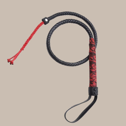 BDSM Bondage Set Chinese Style Leather Whip Bdsm Spanking Flogger Horse Whip Silicone Open Mouth Gag Eye Mask Sex Toys For Women