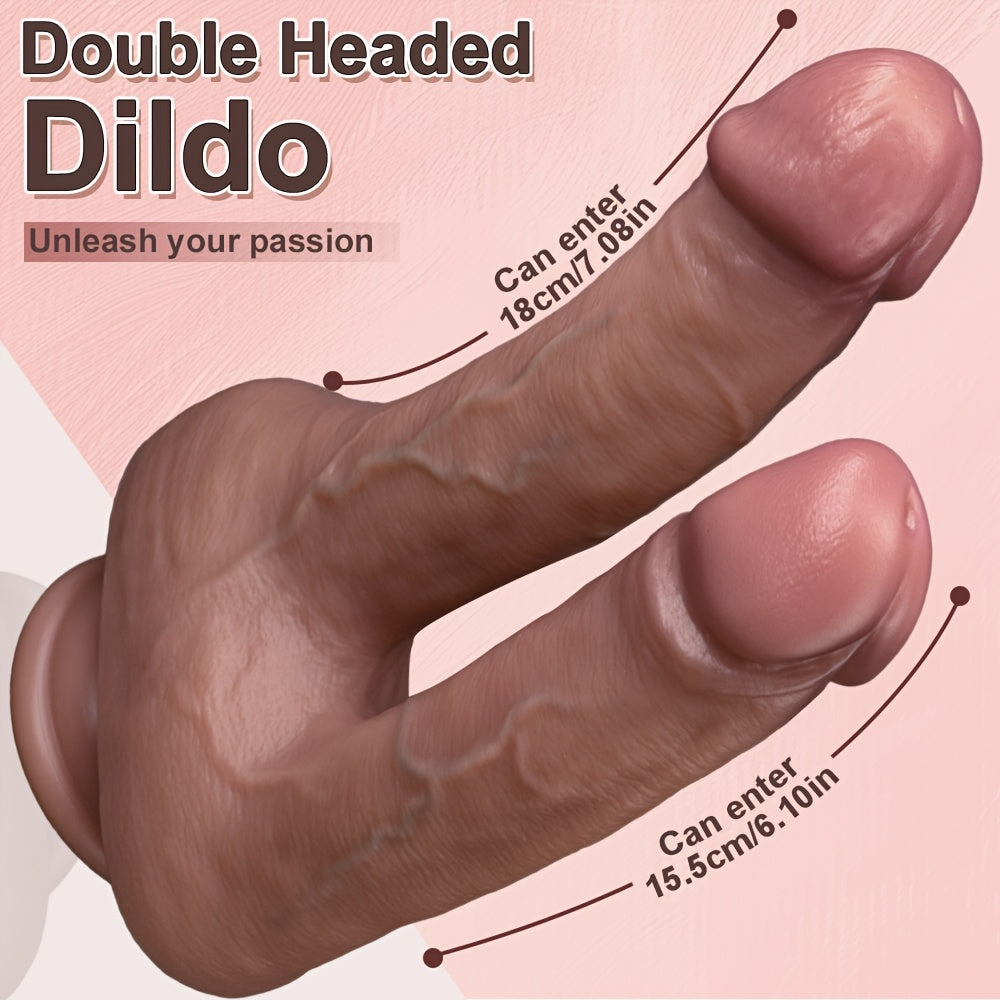Double-Ended Non-Porous Liquid Silicone Wand